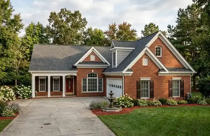 Traditional house plans 4-251 - front exterior, 1,831 sq ft, 3 bed, 2 bath house plans | Monster House Plans