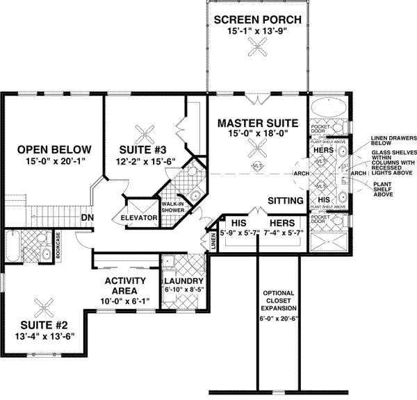 Upper/Second Floor Plan: 4-258