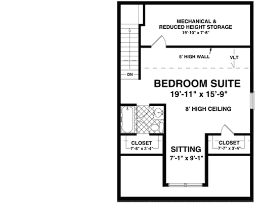 Upper/Second Floor Plan: 4-264