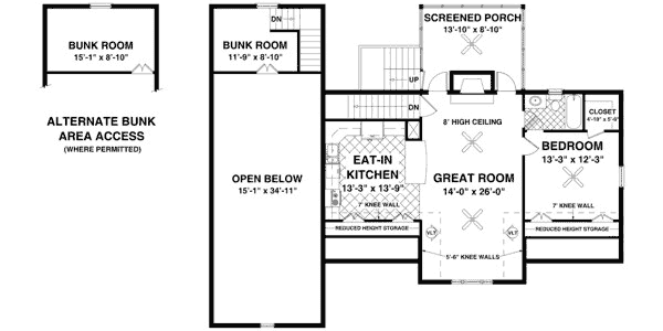 Upper/Second Floor Plan: 4-270