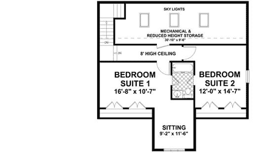 Upper/Second Floor Plan: 4-271