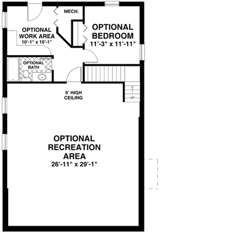 Lower Floor Plan: 4-280