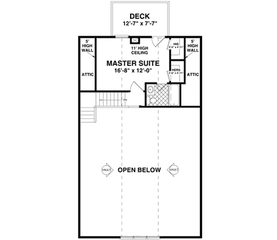 Upper/Second Floor Plan: 4-281
