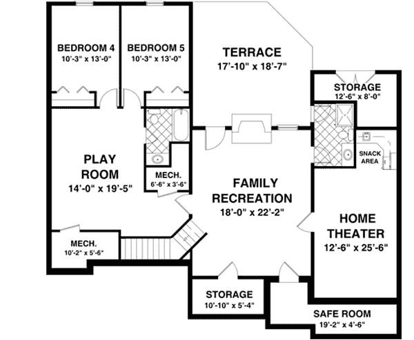 Lower Floor Plan:4-289