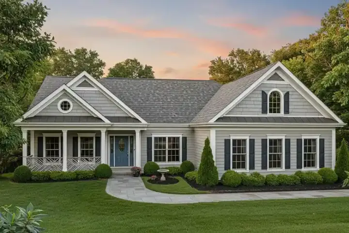 Southern house plans 4-290 - front exterior, 1,800 sq ft, 3 bed, 2 bath house plans | Monster House Plans