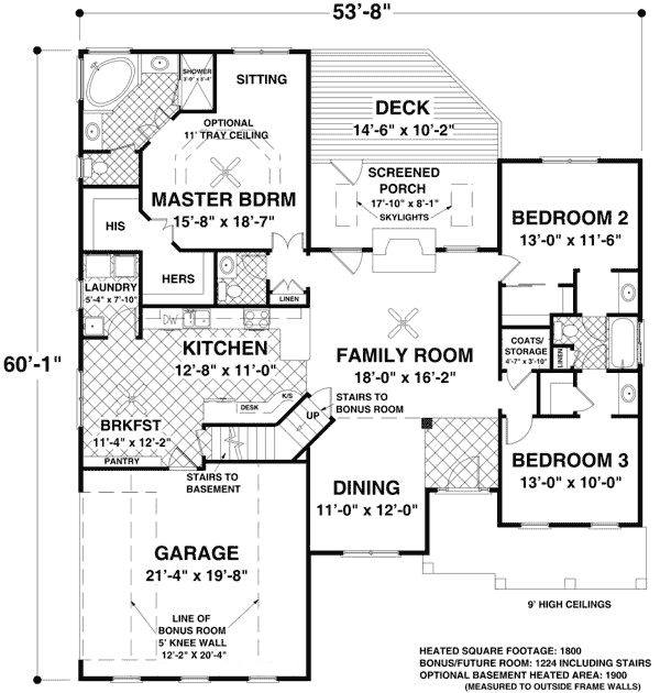 Main Floor Plan: 4-292