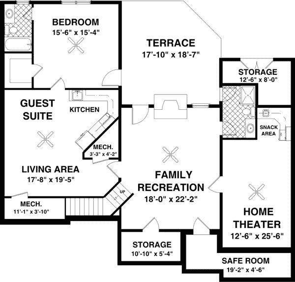 Lower Floor Plan:4-294