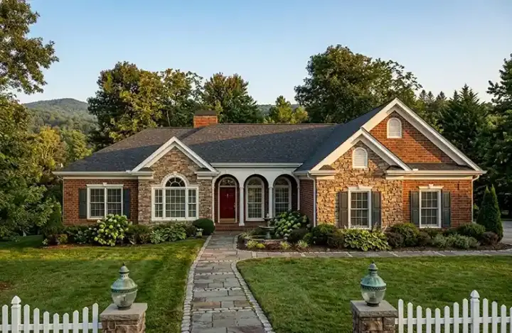 Southern house plans 4-295 - front exterior, 1,992 sq ft, 3 bed, 2 bath house plans | Monster House Plans