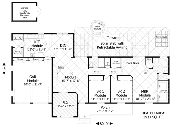 Main Floor Plan: 4-299