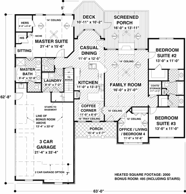Main Floor Plan: 4-300
