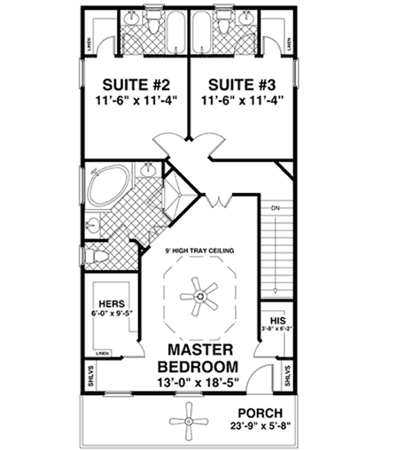 Upper/Second Floor Plan: 4-306