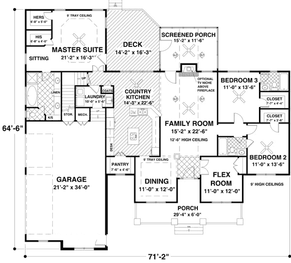 Main Floor Plan: 4-307