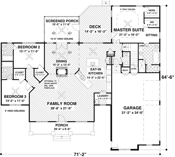 Main Floor Plan: 4-308