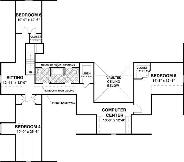 Upper/Second Floor Plan: 4-310