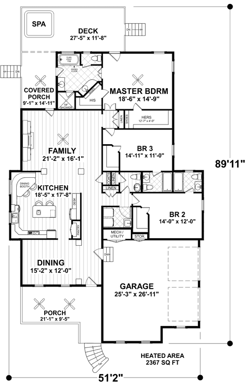 Main Floor Plan: 4-311