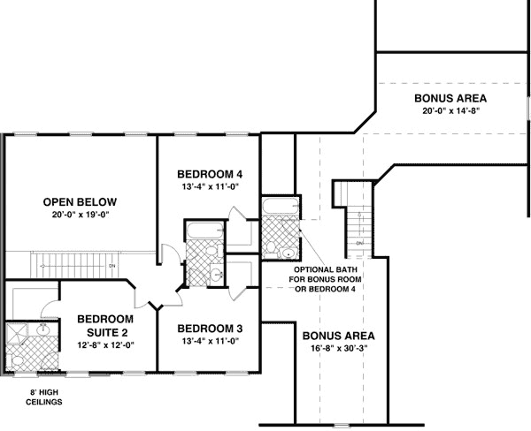 Upper/Second Floor Plan: 4-313