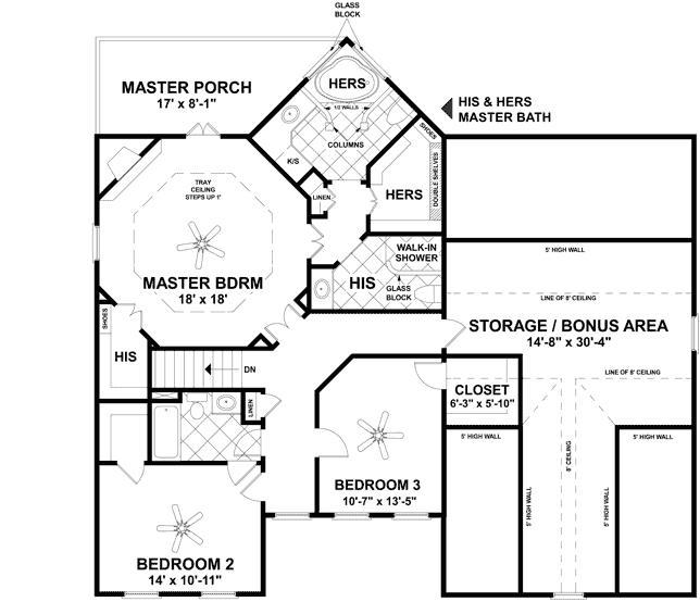 Upper/Second Floor Plan:4-315