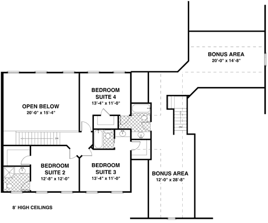 Upper/Second Floor Plan: 4-316