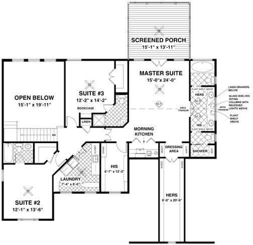 Upper/Second Floor Plan: 4-318