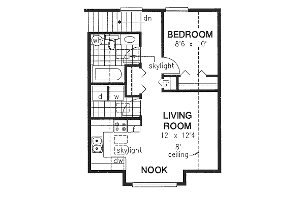 Upper/Second Floor Plan: 40-106