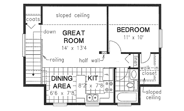 Upper/Second Floor Plan:40-115