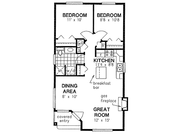 Main Floor Plan: 40-122