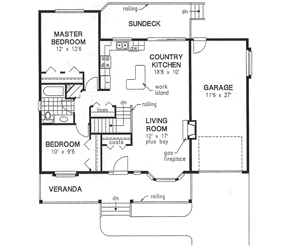 Main Floor Plan: 40-135