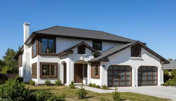 Sunbelt house plans 40-136 - front exterior, 995 sq ft, 3 bed, 1 bath house plans | Monster House Plans