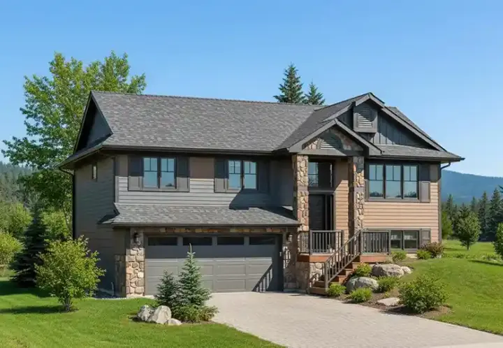 Traditional house plans 40-138 - front exterior, 1,000 sq ft, 3 bed, 1 bath house plans | Monster House Plans