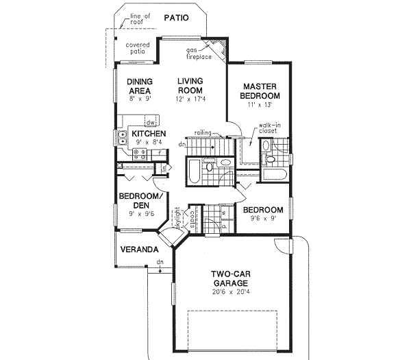 Main Floor Plan: 40-146