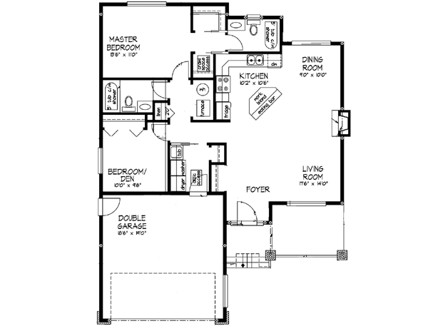 Traditional Style House Plans 40-151