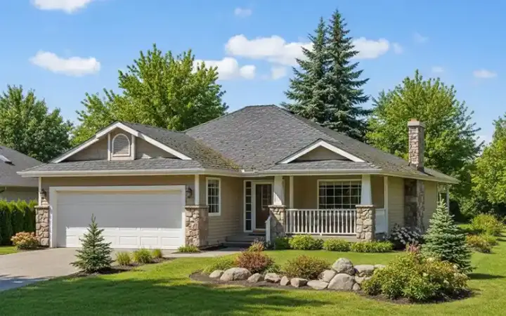 Traditional house plans 40-151 - front exterior, 1,084 sq ft, 2 bed, 2 bath house plans | Monster House Plans
