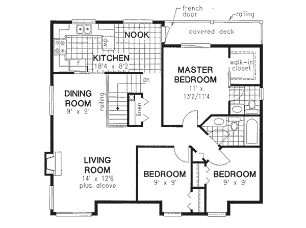 Upper/Second Floor Plan:40-154
