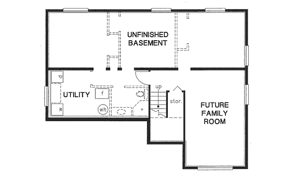 Lower Floor Plan: 40-155