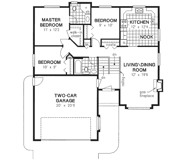 Main Floor Plan: 40-155