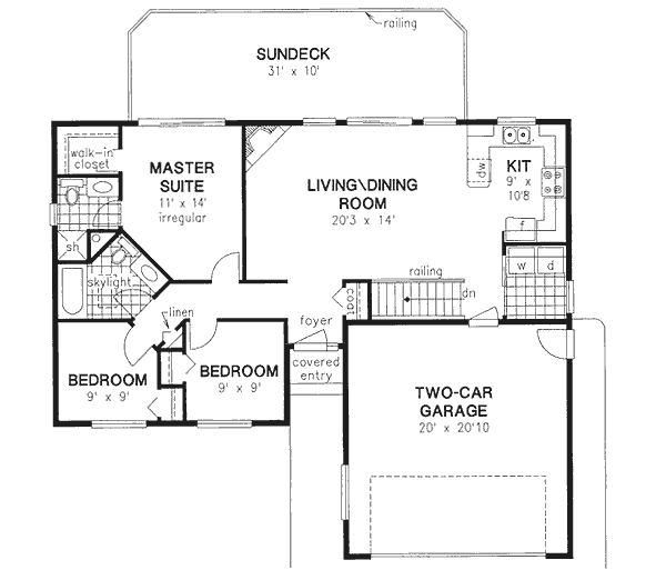 Main Floor Plan: 40-158