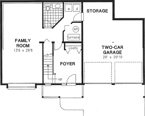 Lower Floor Plan: 40-163