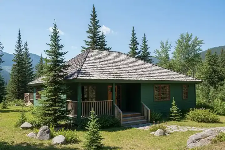 Country house plans 40-179 - front exterior, 1,161 sq ft, 3 bed, 2 bath house plans | Monster House Plans