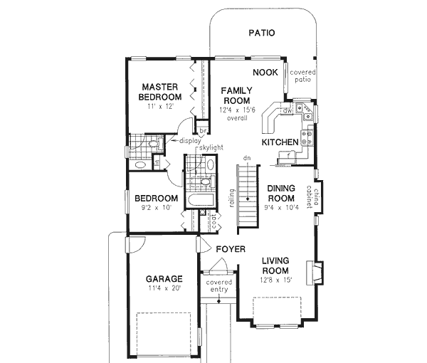 Main Floor Plan: 40-180