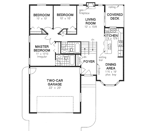 Main Floor Plan: 40-185