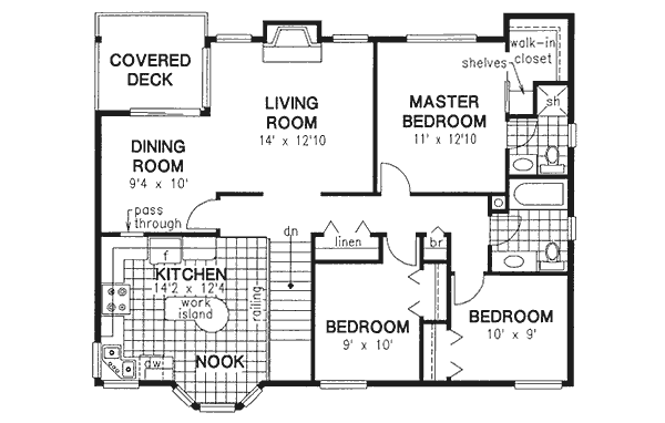 Upper/Second Floor Plan: 40-186