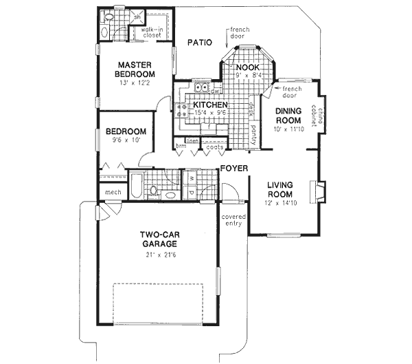 Main Floor Plan: 40-190
