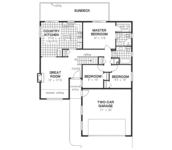 Main Floor Plan: 40-199