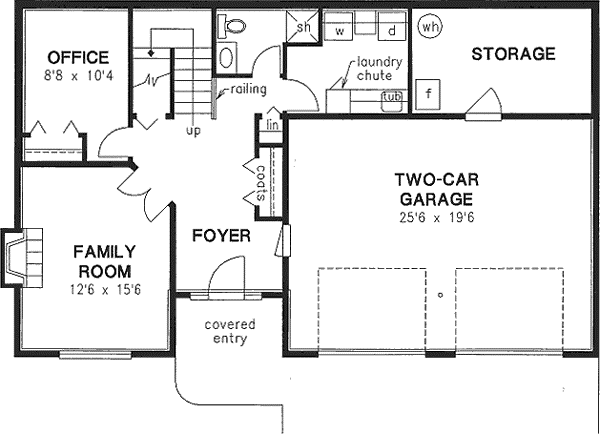 Lower Floor Plan: 40-200