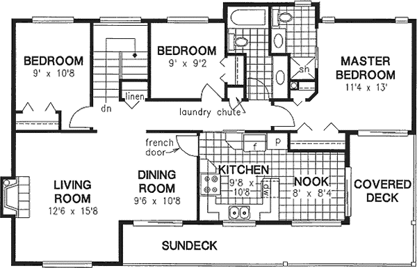 Main Floor Plan: 40-200