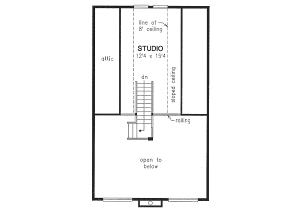Upper/Second Floor Plan: 40-203