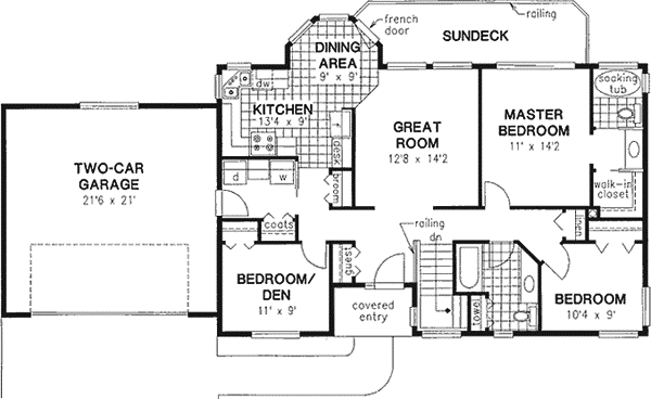 Main Floor Plan: 40-204