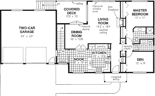 Main Floor Plan: 40-205