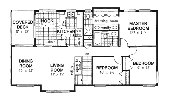 Upper/Second Floor Plan: 40-209