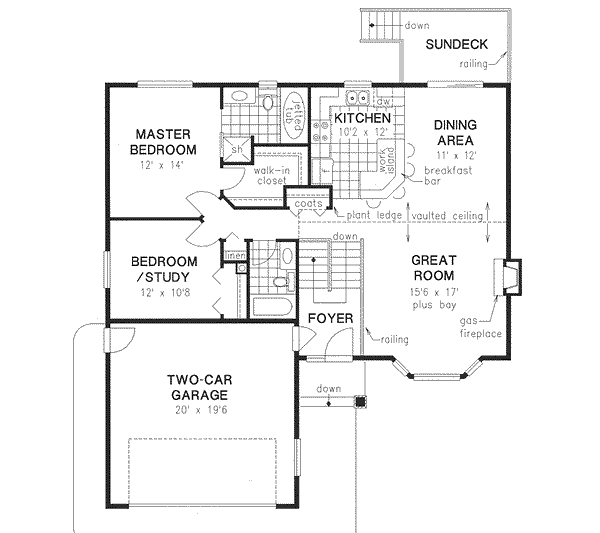 Main Floor Plan: 40-213